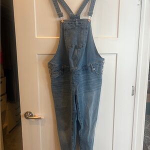 Ingrid & Isabel Blue Maternity Overalls